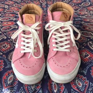 Pink Vans high tops
